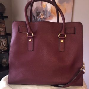 MICHAEL Michael Kors Bags - Burgundy Michael Kors Hamilton MICHAEL Michael Kors Bags - Burgundy Michael Kors Hamilton